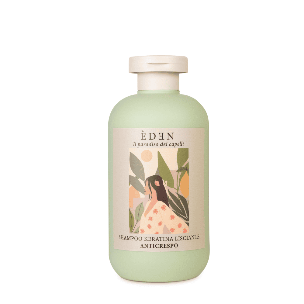 shampoo per capelli con keratina effetto anticrespo